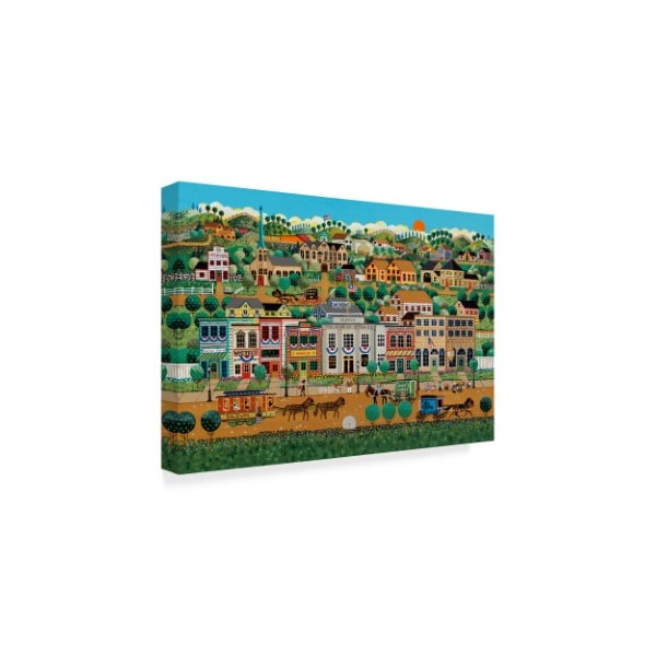 Anthony Kleem 'My Home Town' Canvas Art,16x24